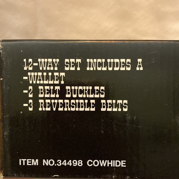 12 Way Leather Belt and Wallet Set - Picture 2 of 6